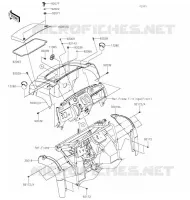 GARDE BOUE AVANT pour Kawasaki MULE SX 2020