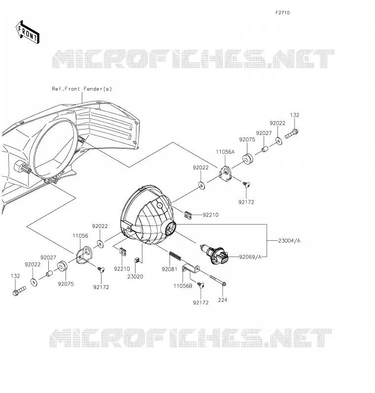 OPTIQUE(S) Kawasaki SSV 820 2020 MULE PRO-FXT  KAF820ALF