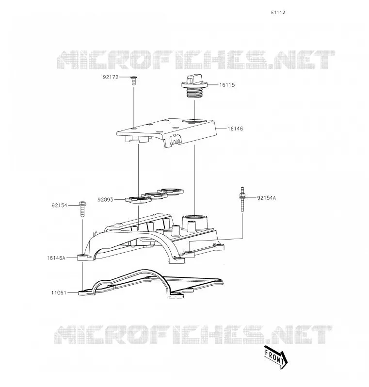 COUVRE CULASSE Kawasaki SSV 820 2020 MULE PRO-FXT  KAF820DLF