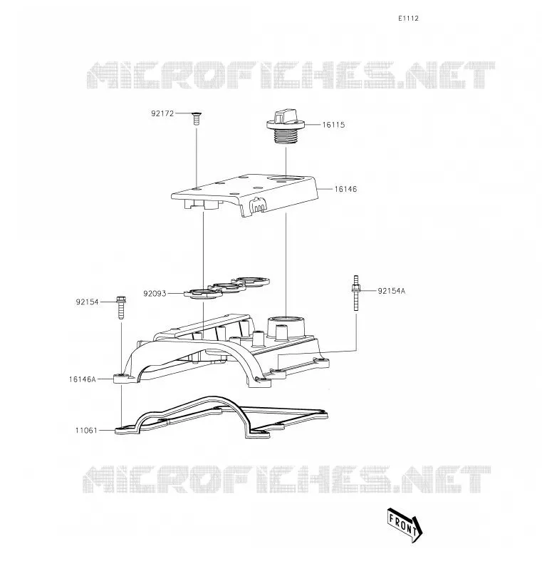 COUVRE CULASSE Kawasaki SSV 820 2020 MULE PRO-FX  KAF820FLF