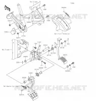 PEDALE DE FREIN/LEVIER ACCELERATEUR pour Kawasaki MULE PRO-FXT 2020