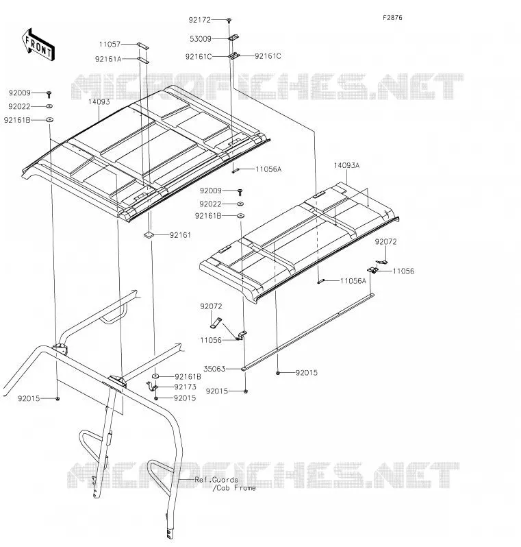 TOIT Kawasaki SSV 820 2020 MULE PRO-FXT  KAF820JLF