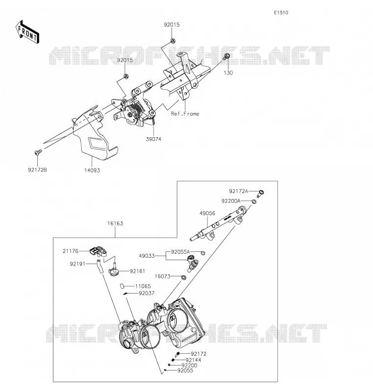 CARBU Kawasaki SSV 1000 2020 TERYX KRX 1000  KRF1000ALF