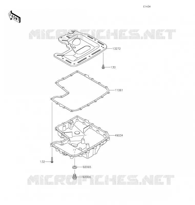 CARTER INFERIEUR Kawasaki SSV 1000 2020 TERYX KRX 1000  KRF1000ALF