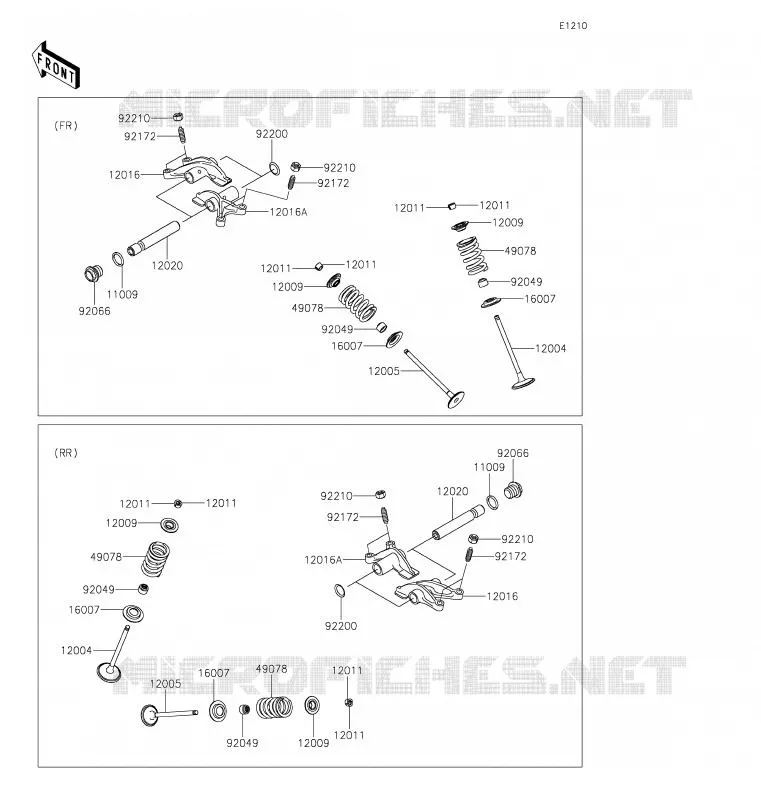 SOUPAPE Kawasaki SSV 800 2020 TERYX4  KRT800GLF
