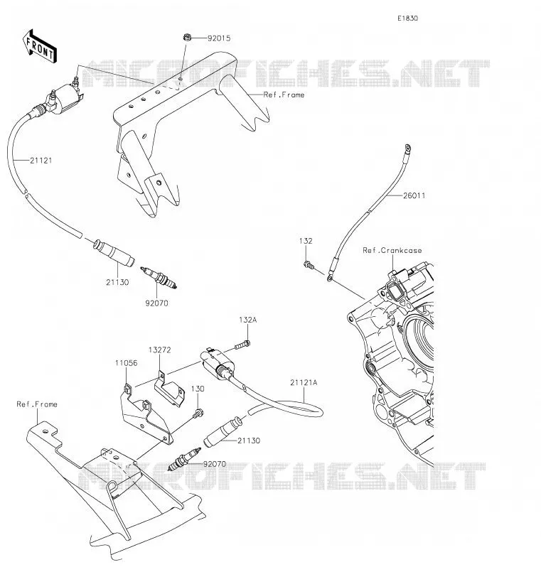 SYSTEME D&acute;ALLUMAGE Kawasaki SSV 800 2020 TERYX4  KRT800HLF