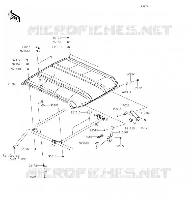 TOIT Kawasaki SSV 800 2020 TERYX4  KRT800HLF