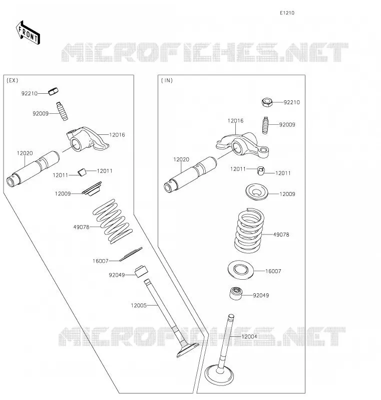 SOUPAPE Kawasaki TOUT-TERRAIN 140 2020 KLX140  KLX140ALF