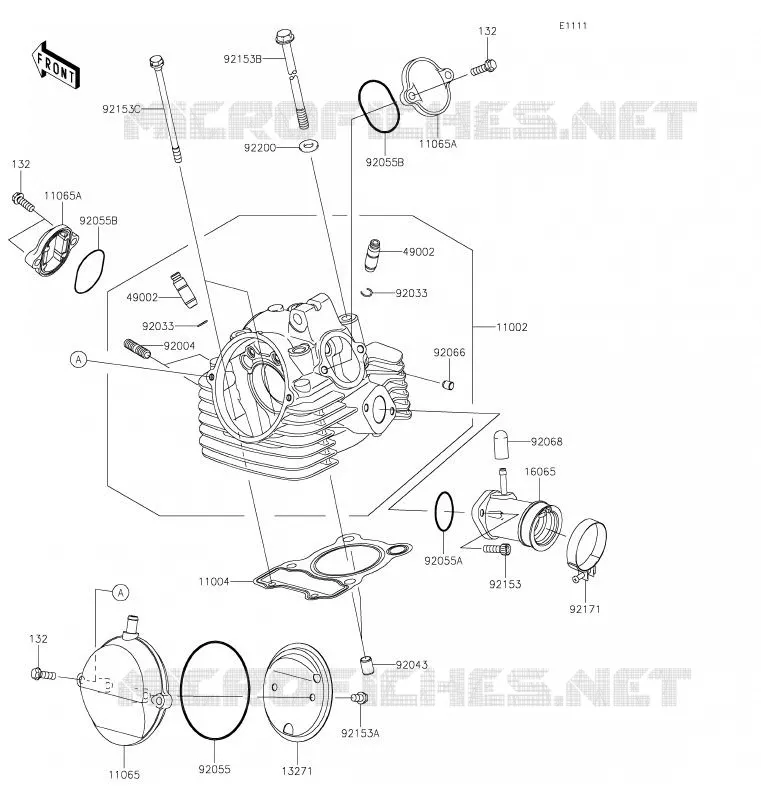 CULASSE Kawasaki TOUT-TERRAIN 140 2020 KLX140G  KLX140CLF