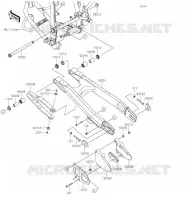 BRAS OSCILLANT pour Kawasaki KLX300R 2020