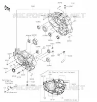 CARTER MOTEUR(S) pour Kawasaki KLX300R 2020