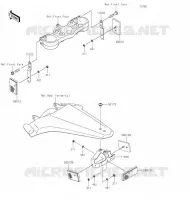 CATADIOPTRES(CN) pour Kawasaki KLX300R 2020