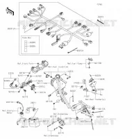 CHASSIS EQUIPMENT ELECTRIQUE pour Kawasaki KLX300R 2020