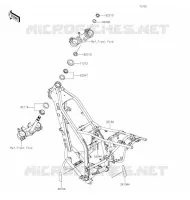 CH&Acirc;SSIS pour Kawasaki KLX300R 2020