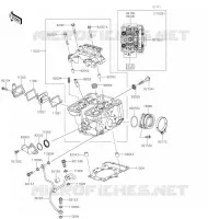 CULASSE pour Kawasaki KLX300R 2020
