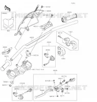 GUIDON pour Kawasaki KLX300R 2020
