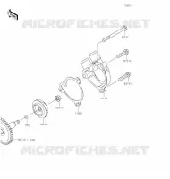 POMPE &Agrave; EAU pour Kawasaki KLX300R 2020
