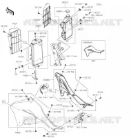 RADIATEUR pour Kawasaki KLX300R 2020