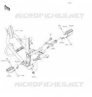 REPOSE PIED pour Kawasaki KLX300R 2020