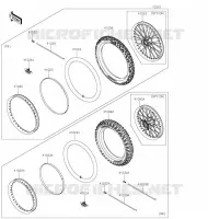 ROUE/PNEUS pour Kawasaki KLX300R 2020