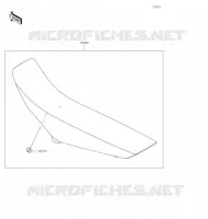 SELLE pour Kawasaki KLX300R 2020