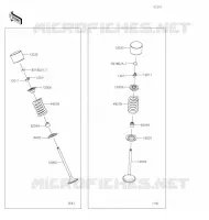 SOUPAPE pour Kawasaki KLX300R 2020