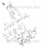 SUPPORT MOTEUR pour Kawasaki KLX300R 2020