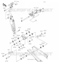 SUSPENSION/AMORTISSEUR pour Kawasaki KLX300R 2020