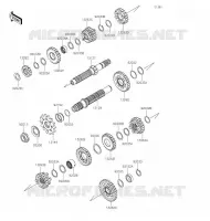 TRANSMISSION pour Kawasaki KLX300R 2020
