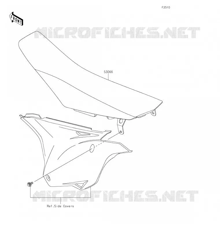 SELLE Kawasaki TOUT-TERRAIN 100 2020 KX100  KX100FLF