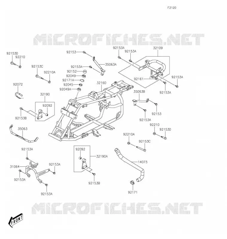 CADRE Kawasaki QUAD 90 2021 KFX90  KSF90AMFNN