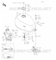 RESERVOIR CARBURANT pour Kawasaki W800 STREET 2021