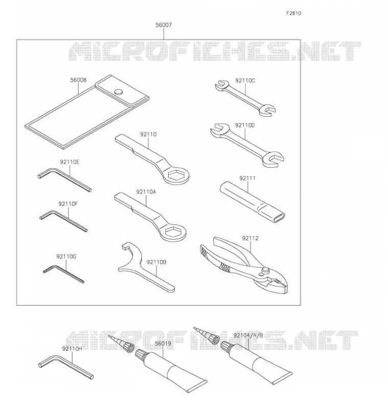 OUTILS UTILISATEUR Kawasaki MOTOS 650 2021 VULCAN S  EN650DMFAN
