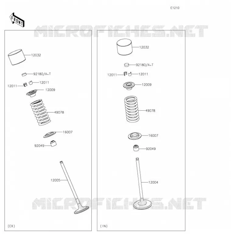 SOUPAPE Kawasaki MOTOS 650 2021 VULCAN S  EN650DMFAN