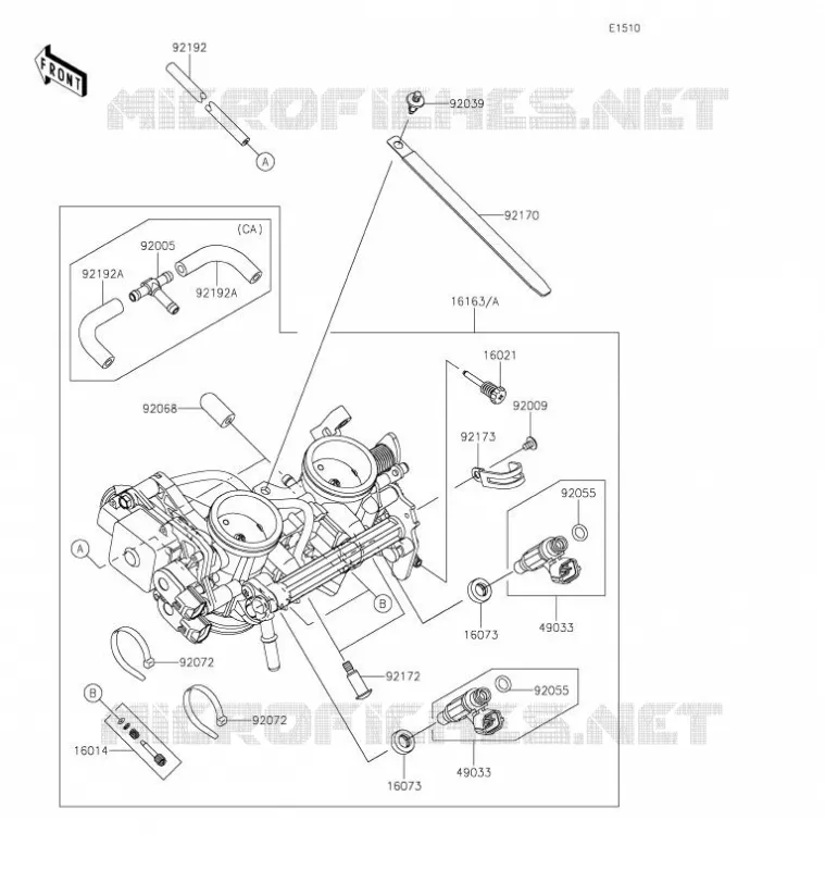 POIGNEE DE GAZ Kawasaki MOTOS 650 2021 VULCAN S  EN650DMFNN