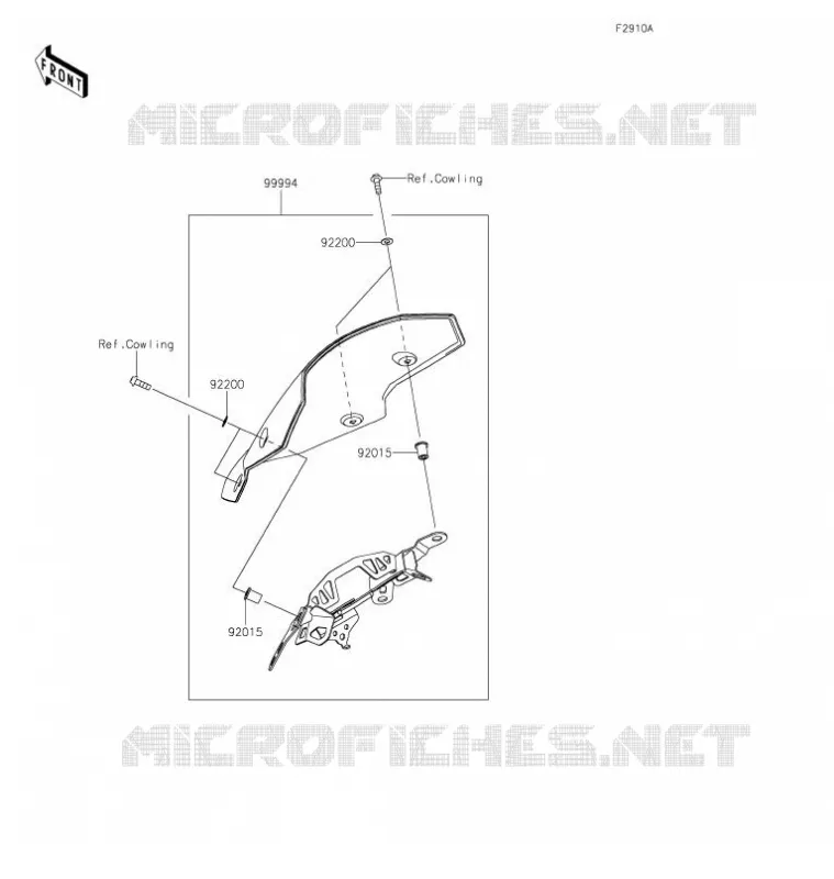 ACCESSOIRE(Meter Cover) Kawasaki MOTOS 400 2021 Z400  ER400DMFNN