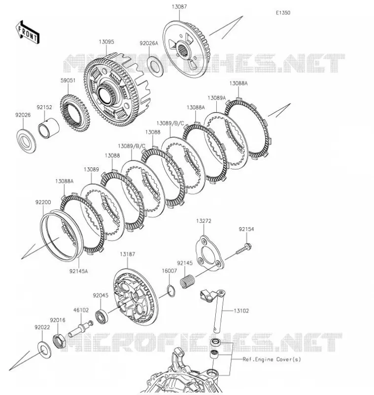 EMBRAYAGE Kawasaki MOTOS 400 2021 NINJA 400  EX400GMFNN