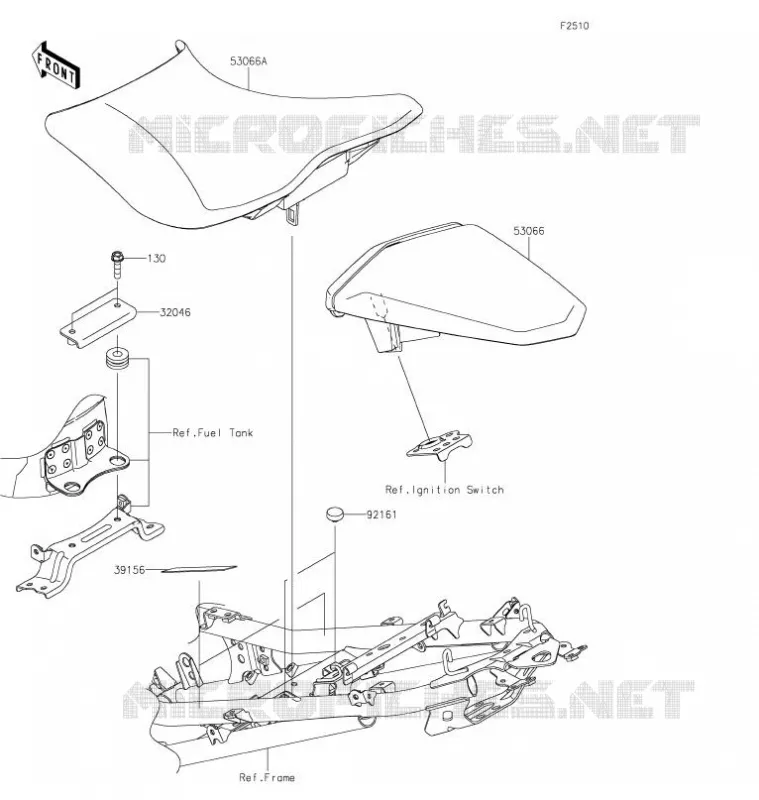 SELLE Kawasaki MOTOS 400 2021 NINJA 400  EX400GMFNN