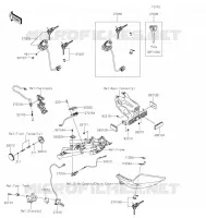 CONTACTEUR SERRURE/R&Eacute;FLECTEUR pour Kawasaki NINJA 400 2021