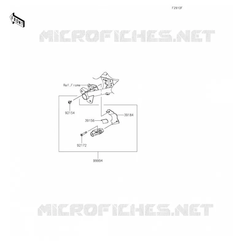 ACCESSOIRE(Helmet Lock) Kawasaki MOTOS 400 2021 NINJA 400  EX400HMFNN