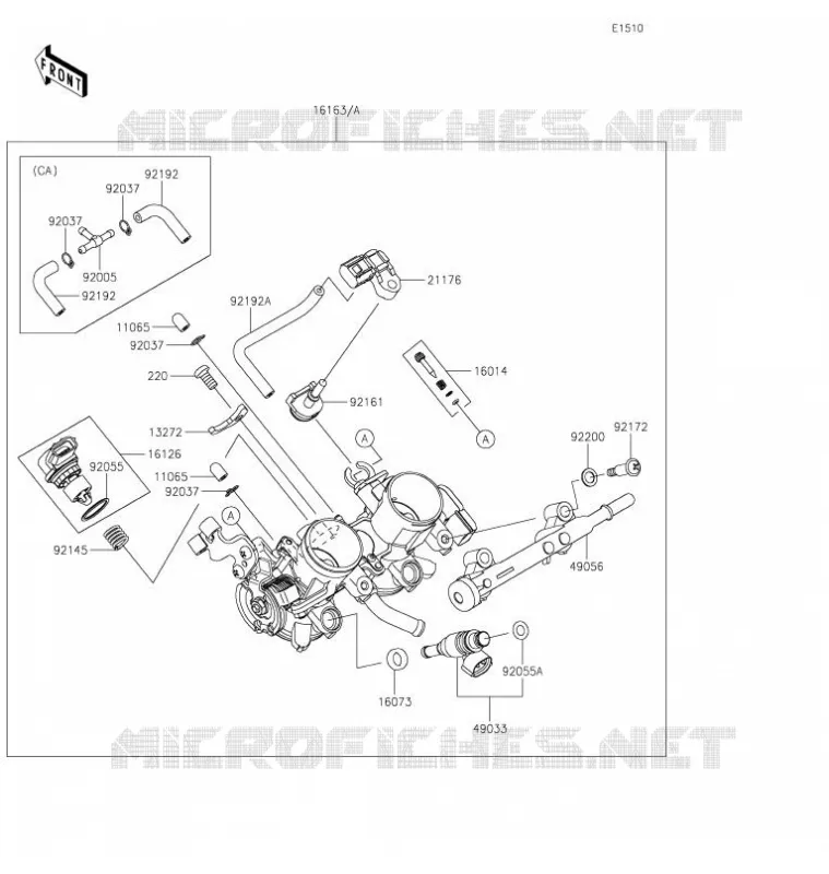 CARBU Kawasaki MOTOS 400 2021 NINJA 400  EX400HMFNN