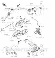 CONTACTEUR SERRURE/R&Eacute;FLECTEUR pour Kawasaki NINJA 650 2020
