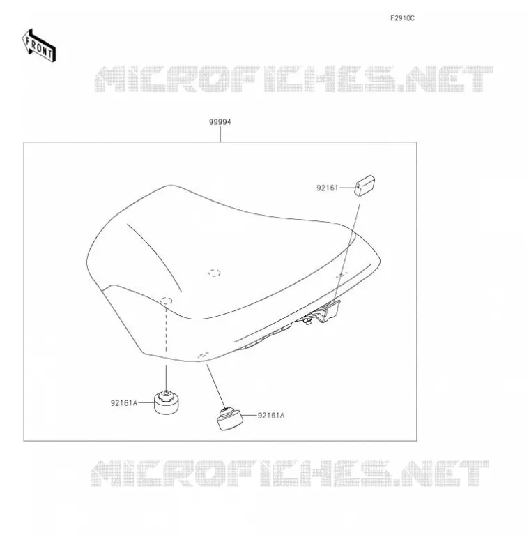 ACCESSOIRE(High Seat) Kawasaki MOTOS 650 2020 NINJA 650  EX650NLF