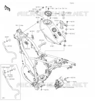 RESERVOIR CARBURANT pour Kawasaki KLX230 2021
