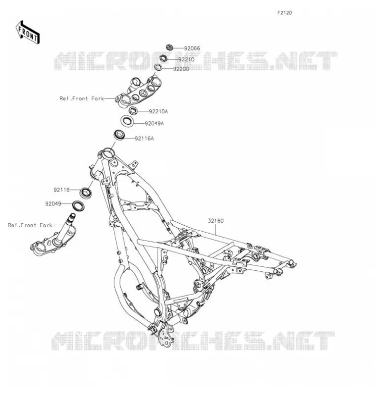 CADRE Kawasaki TOUT-TERRAIN 230 2021 KLX230  KLX230AMFNN