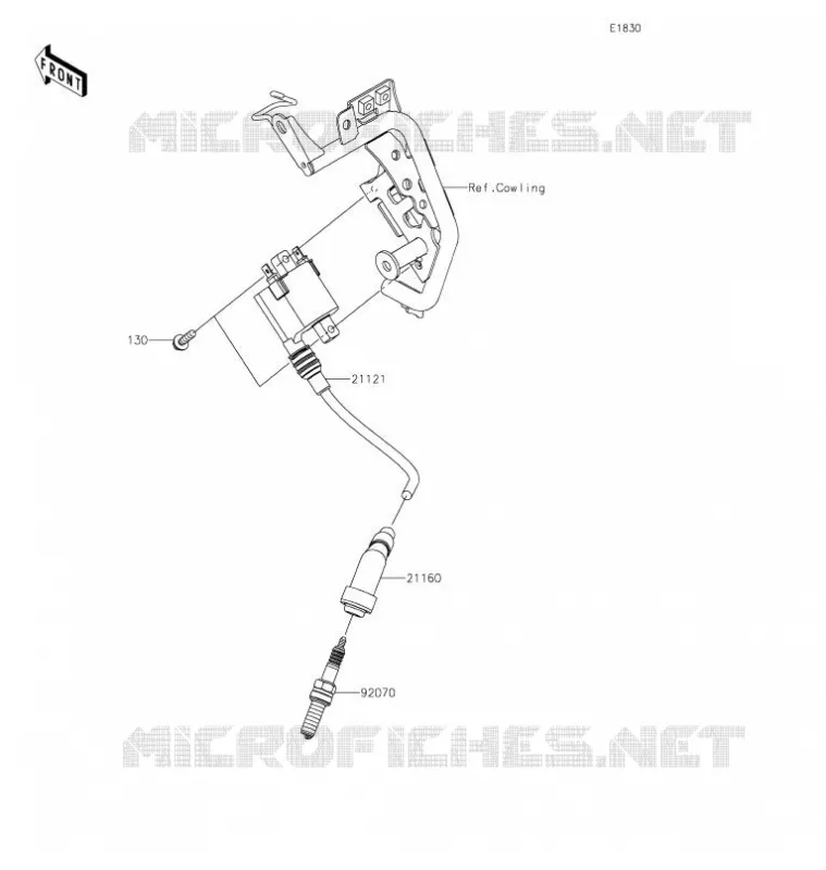 SYSTEME D&acute;ALLUMAGE Kawasaki TOUT-TERRAIN 230 2021 KLX230  KLX230AMFNN