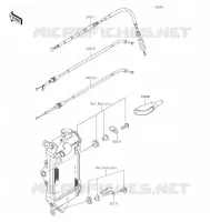 CABLES pour Kawasaki KLX250 2019