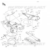 CACHE LAT&Eacute;RAL/GARDE CHAINE pour Kawasaki KLX250 2019