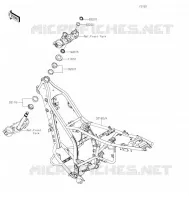 CADRE pour Kawasaki KLX250 2019
