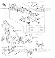 CHASSIS EQUIPMENT ELECTRIQUE pour Kawasaki KLX250 2019